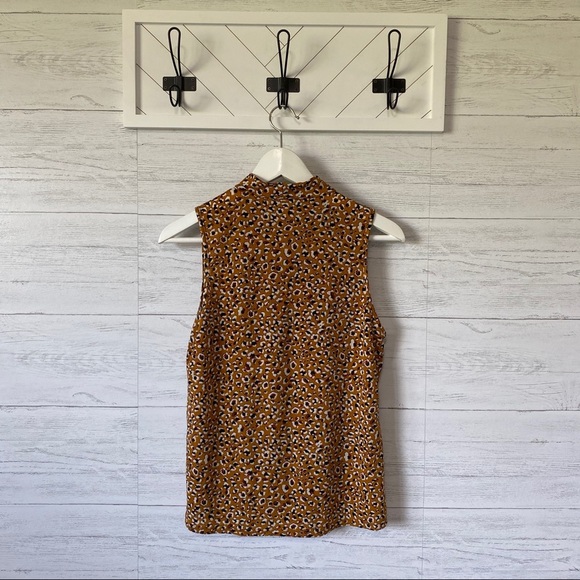mts Leopard Tank Top Yellow Sz Small - Picture 6 of 9